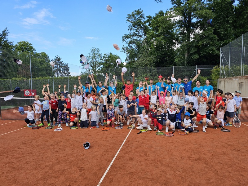 Du freestyle tennis au Kids Day (en français dans le texte !)